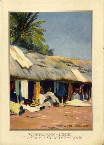 Menükarte, Dampfer Wadai, 23. August 1928, Hauptmahlzeit