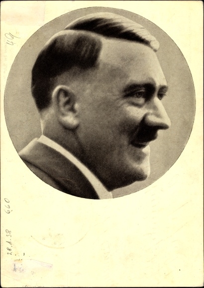 Ak Führer und Reichskanzler Adolf Hitler, Portrait, Männer der Zeit Nr. 91