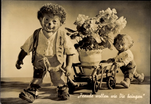 Ak Mecki der Igel, Frede wollen wir Dir bringen, Glückwunsch