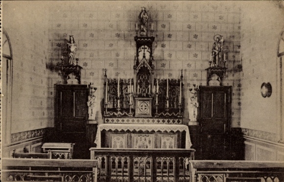 Ak Belgisch Kongo, Missionskapelle