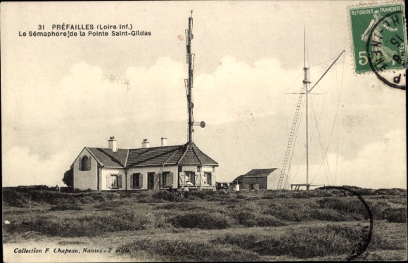 Ak Prefailles Loire Atlantique, Semaphore