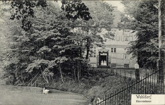 Ak Hamburg Wandsbek Wohldorf, Herrenhaus