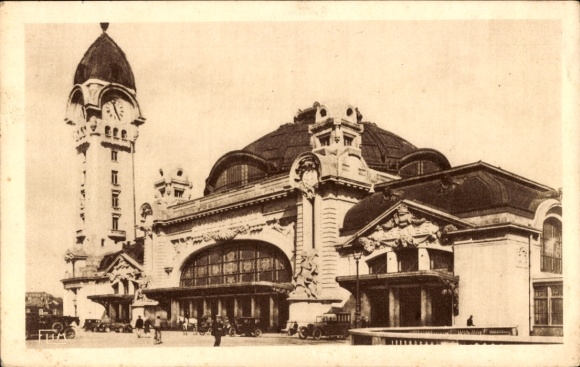 Ak Limoges Haute Vienne, Benediktinerbahnhof
