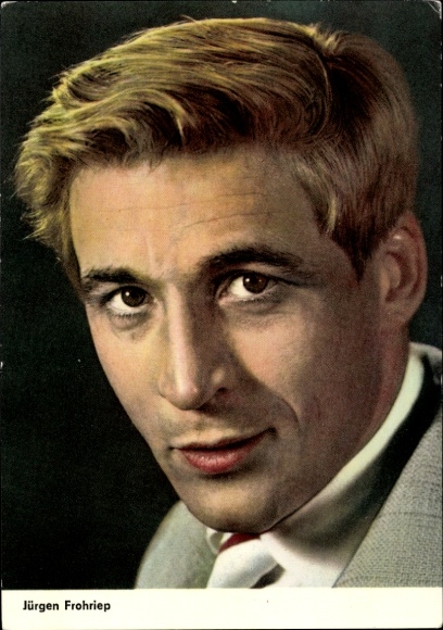 Ak Schauspieler Jürgen Frohriep, Portrait, DEFA, Weißes Blut