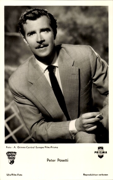 Ak Schauspieler Peter Pasetti, Portrait, Zigarette