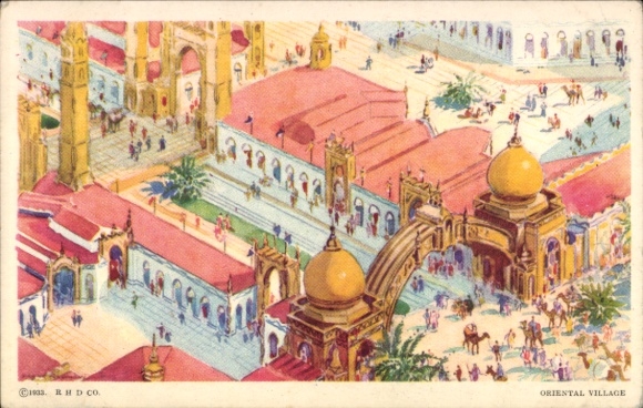 PC Chicago, Illinois, USA, Century of Progress, Oriental Village