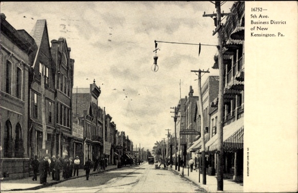 PC New Kensington Pennsylvania USA, 5th Ave. Business District