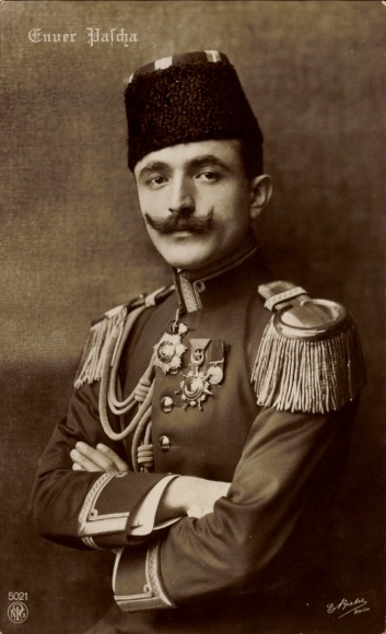 Ak Enver Pascha, Generalleutnant, Kriegsminister Osmanisches Reich