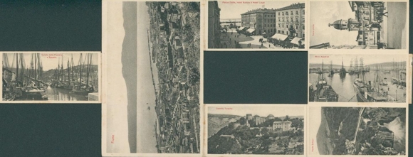 3 Ak im Umschlag  Rijeka Fiume Kroatien