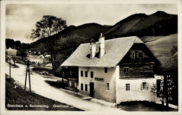 Ak Steinhaus am Semmering Steiermark, Gasthaus Jauernhof