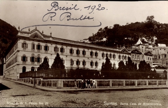 Ak Santos Brasilien,  aus Brasilien, Jahr 1920, Santa Casa de Misericordia, Santos