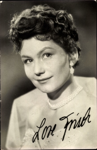 Ak Schauspielerin Lore Frisch, DEFA Film, Meine Frau macht Musik