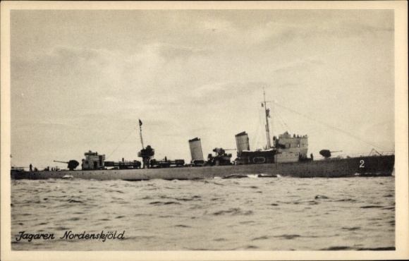 Ak Kriegsschiff, Jagaren Nordenskjöld