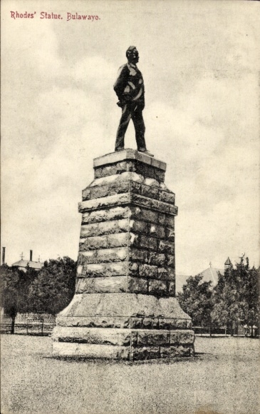 Ak Bulawayo Simbabwe, Rhodes Statue
