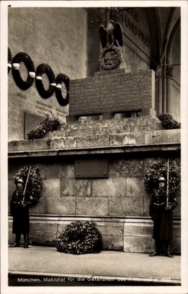 Ak München Bayern, Mahnmal für die Gefallenen des 7. November 1923