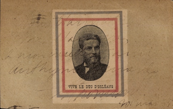 Vorläufer Passepartout Ak Duc d'Orléans, Portrait