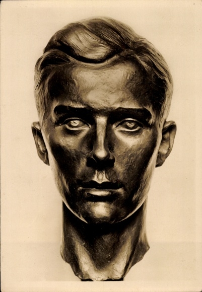 Ak Praha Prag Tschechien, Büste, Vormann, RAD Kunstschau