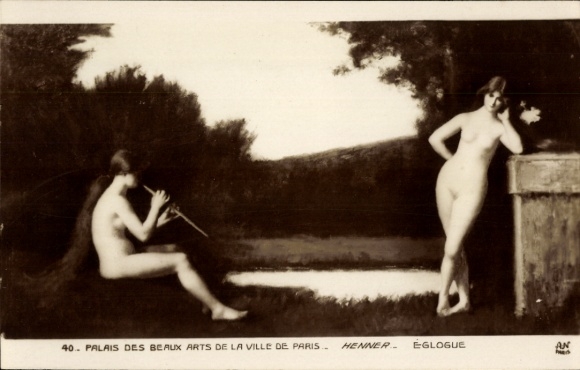 Künstler CPA Henner, Glogue