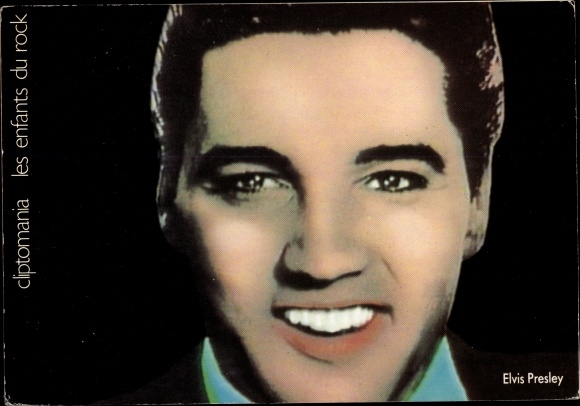 Ak Schauspieler und Sänger Elvis Presley, Portrait