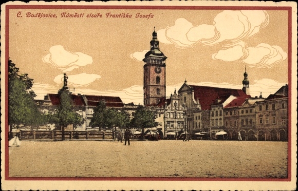 Ak České Budějovice Budweis Südböhmen, Náměstí císaře Františka Josefa