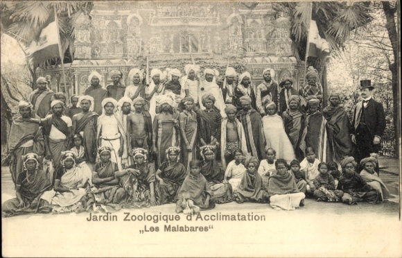 Ak Paris, Jardin Zoologique d'Acclimatation, Les Malabares