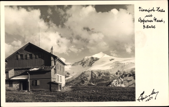 Ak Tirol, Tuxer Kamm, gefrorene Wand, Zillertal, Tuxerjoch Haus, Fotograf Hruschka