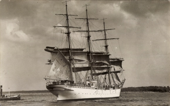 Foto Ak Segelschiff