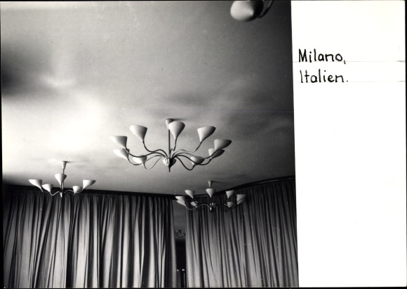 Foto Milano Mailand Lombardia, Deckenbeleuchtung, Lampen