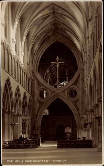 Ak Wells Somerset, Nave looking East, Judges 8541