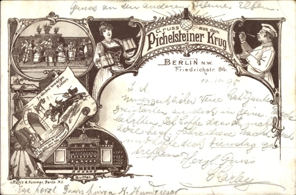 Litho Berlin Mitte, Pichelsteiner Krug, Friedrichstraße
