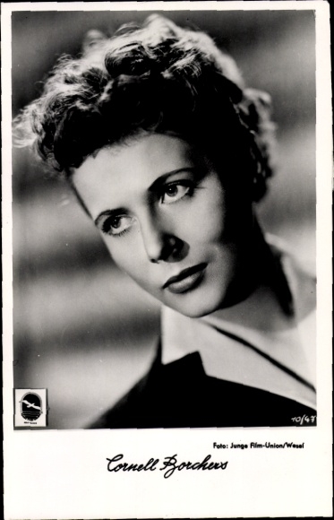 Ak Schauspielerin Cornell Borchers, Portrait, Autogramm