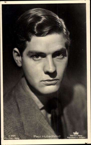 Ak Schauspieler Paul Hubschmid, Portrait