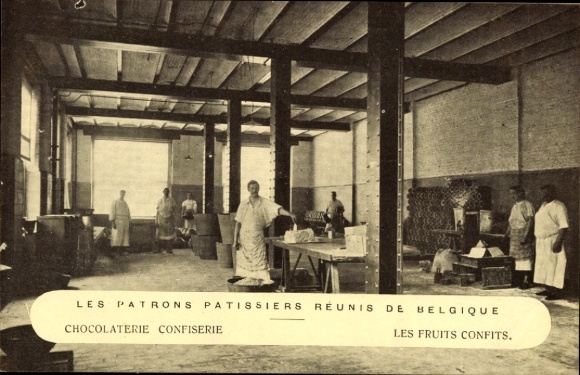 CPA Chocolaterie-Confiserie, Fruits Confits