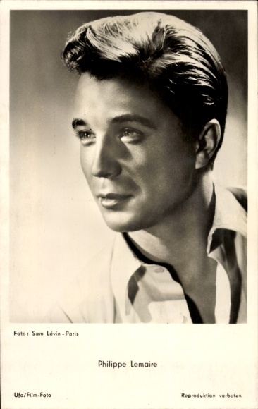 Ak Schauspieler Philippe Lemaire, Portrait