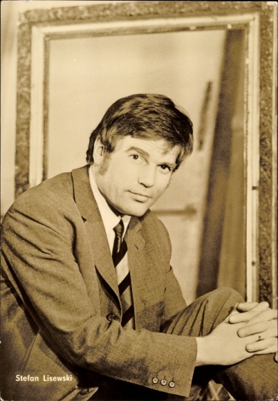 Ak Schauspieler Stefan Lisewski, DEFA, Chronik eines Mordes, Portrait