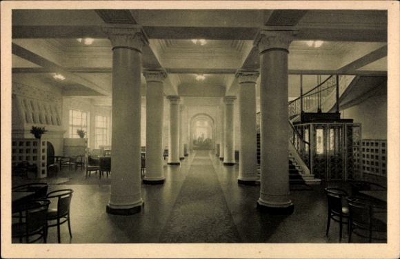 Ak Lázně Jeseník Bad Gräfenberg Frývaldov Freiwaldau Reg. Olmütz, Priessnitz Sanatorium