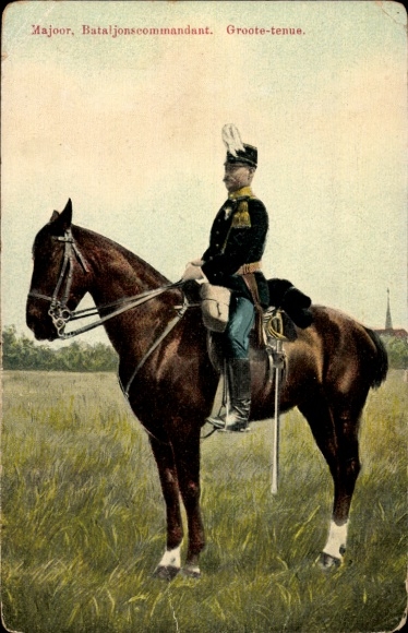 Ak Niederländischer Heerführer zu Pferde