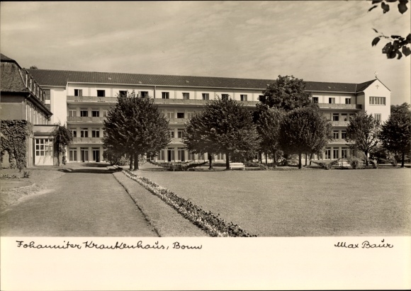 Ak Bonn in Nordrhein Westfalen, Johanniter Krankenhaus, Fotograf Max Baur