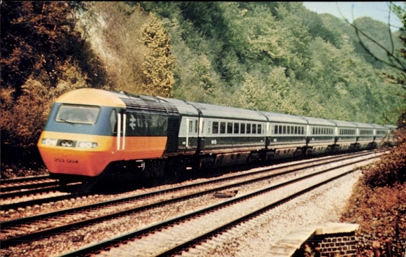 Ak Britische Eisenbahn, British Rail, High Speed Train