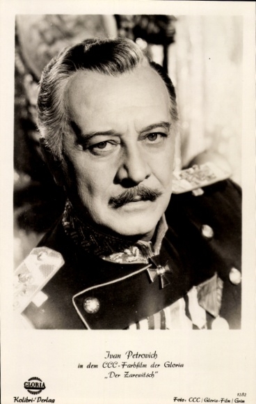 Ak Schauspieler Ivan Petrovich in Der Zarewitsch, Portrait