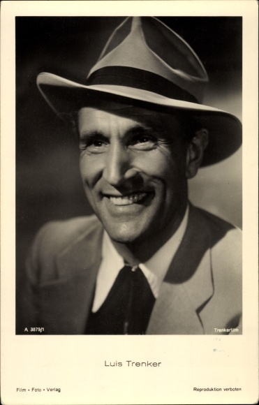 Ak Schauspieler Luis Trenker, Portrait