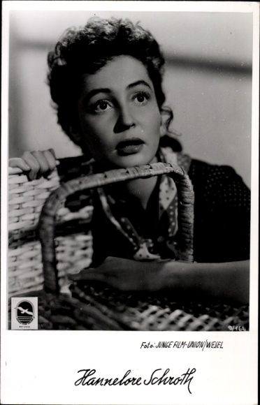 Foto Schauspielerin Hannelore Schroth, Portrait