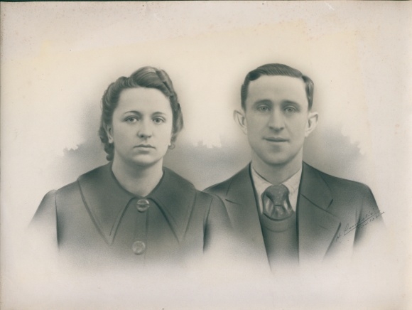 Foto Combalié, Henri, Tolouse, Portrait, Mann und Frau