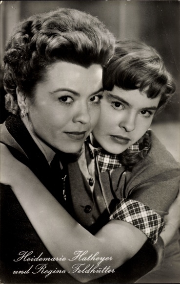 Ak Schauspielerinnen Heidemarie Hatheyer und Regine Feldhütter, Glücksritter