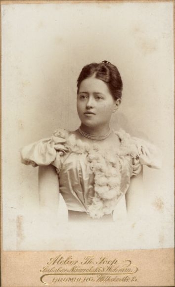 CdV Bydgoszcz Bromberg Westpreußen, Frau-Porträt