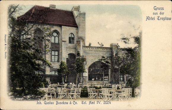 Ak Berlin Treptow, Abtei