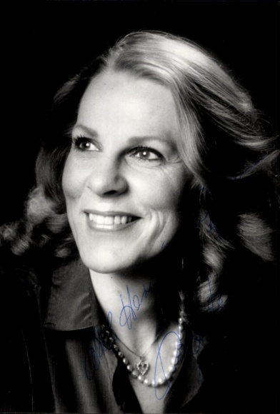 Ak Sopranistin Lisbeth Balster, Portrait, Autogramm