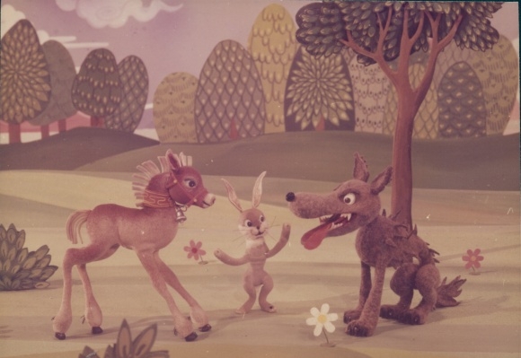Unser Sandmännchen, DDR Kinderfernsehen, Pferd, Hase, Wolf