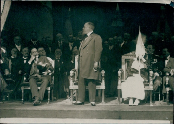 Foto Paris VII., Inauguration du Boulevard Raspail, Poincare, 1913