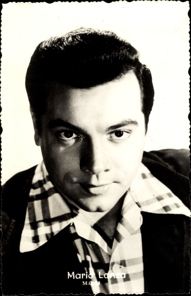 Ak Schauspieler und Opernsänger Mario Lanza, Portrait